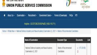 UPSC NDA, NA Result 2021 Out on upsc.gov.in | Check List of Recommended Candidates