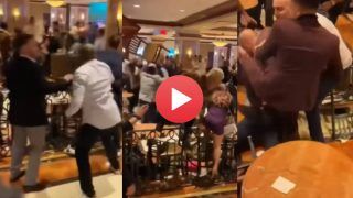 Casino Fight Video: कैसिनो के अंदर अचानक एक दूसरे पर हमला करने लोग, खूब चली कुर्सियां और घूंसे