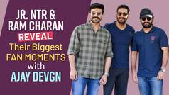 RRR: Jr NTR and Ram Charan Reveal Their Biggest Fan Moments With Ajay Devgn On Sets