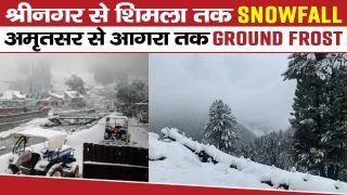 Weather Update Video: श्रीनगर से शिमला तक Snowfall, अमृतसर से आगरा तक Ground Frost