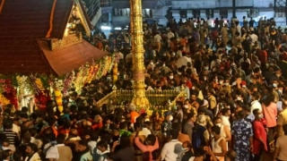 With COVID Guidelines In Place, Thousands Witness Makarajyoti At Sabarimala Temple | See Pics