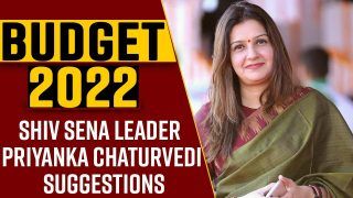 Budget 2022: Shiv Sena Leader Priyanka Chaturvedi Suggests FM to Fix Low Interest Rates For Senior Citizens