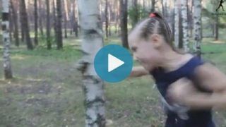12-Year-Old Russian Boxer Knocks Down Tree With Her Punches, Dubbed As 'World's Strongest Girl' | Watch