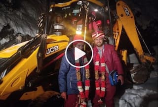 Groom Takes JCB Ride to Reach Wedding Venue Amid Heavy Snowfall In Shimla | Watch