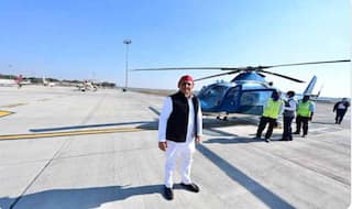 UP Elections 2022: हेलीकॉप्‍टर रोके जाने के ट्वीट के बाद अखिलेश यादव ने दिल्‍ली से मुजफ्फरनगर के लिए भरी उड़ान