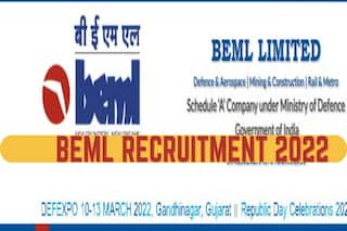BEML Recruitment 2022: Applications Begins For Management Trainee Post on bemlindia.in