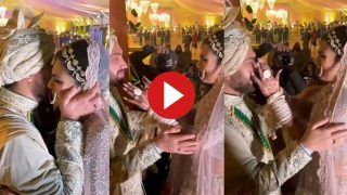 Viral Video: Groom Breaks Down As Bride Enters, Kisses Her Lovingly On Stage. Watch