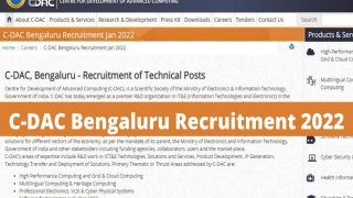 C-DAC Bengaluru Recruitment 2022: Applications Invited For 130 Posts; Here’s How to Apply at cdac.in