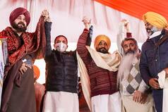 Punjab Polls: Congress Releases Manifesto; Promises 1 Lakh Govt Jobs, 8 Free Gas Cylinders Per Year