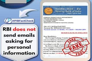 Fact Check: Did You Get An E-mail By RBI Offering Rs 4.62 Crores? Know The Truth Behind It