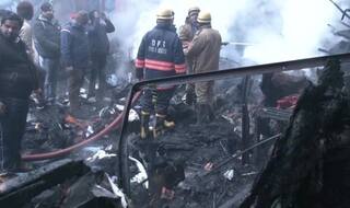 BREAKING: Massive Fire Breaks Out at Delhi's Chandni Chowk Market, No Casualties