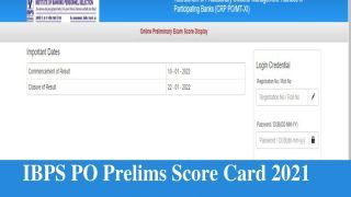 IBPS PO Prelims Score Card Released at ibps.in | Here’s How to Check, Direct Link to Download