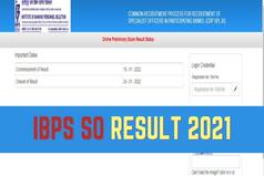 IBPS SO Prelims Result 2021 Released at ibps.in, Direct Link to Download And Other Details Here