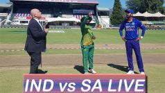 LIVE Score IND vs SA, 1st ODI Match: बवूमा ने जड़ा शानदार शतक, रासी भी पीछे- SA: 240/3