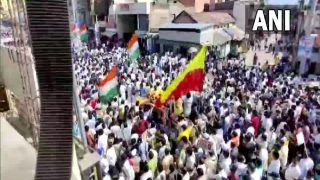 Congress padayatra:  कोरोना के बढ़ते प्रकोप के बीच कर्नाटक कांग्रेस की पदयात्रा में उमड़ी भीड़, कोविड-19 नियमों की उड़ी धज्जियां