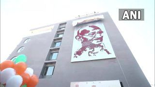 Mahatma Gandhi's Mural Made From Kulhad Cups Unveiled By Amit Shah in Ahmedabad. See Pics