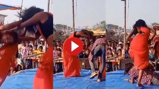 Dance Pe Fight: डांस के बीच अचानक लड़ बैठीं दो लड़कियां, जो बचाने आया उसे पहले धुन दिया | देखें Video
