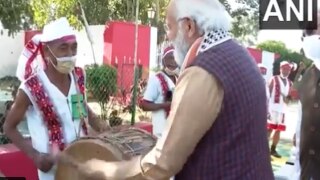 Video: PM Modi Plays Traditional Musical Instruments During His Visit To Manipur | Watch
