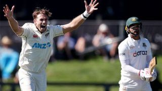 NZ vs BAN- पहली टेस्ट जीत के बाद दूसरे टेस्ट में न्यूजीलैंड के विशाल स्कोर के सामने लड़खड़ाया बांग्लादेश