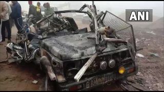 3 Policemen Killed After Speeding Truck Overturns On Police Patrolling Gypsy In Patna