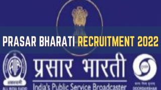 Prasar Bharati Recruitment 2022: Vacancies Out For Video Assistant, Other Posts on prasarbharati.gov.in | Apply Before This Date