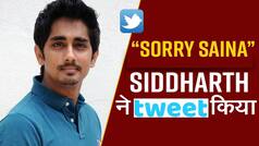 Video: You Will Always Be My Champion, Actor Siddharth Writes In Apology Letter To Saina Nehwal; Watch Now