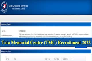 TMC Recruitment 2022: Apply For 13 Faculty Posts on tmc.gov.in | Check Vacancy, Eligibility Here