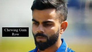 Virat Kohli Faces Backlash For Chewing Gum During National Anthem Ahead of 3rd ODI vs South Africa; Video Goes VIRAL