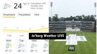 Johannesburg Weather Hourly Updates, IND vs SA, 2nd Test, Day 2: No Rain; Play to Start on Time
