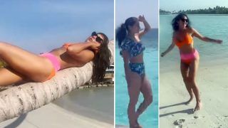 Sara Ali Khan Drops Fresh Pictures From Maldives in Colourful Bikinis - Now That's How You Chill in Style!