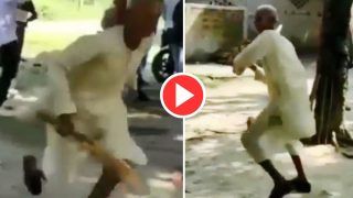 Chachaji Ka Video: हाथ में बल्ला थामे मैदान में उतर गए चाचाजी, फिर शॉट लगाकर ऐसा भागे कि पेट पकड़कर हंसेंगे- देखें वीडियो
