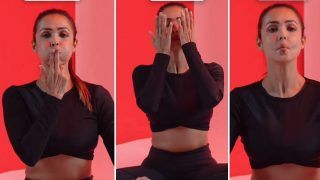 3 Face Yoga Exercises for Glowing Skin, Courtesy Malaika Arora