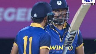 Legends League Cricket: Yusuf Pathan's 40-Ball 80 Powers Maharajas to Six-Wicket Win Over Lions