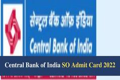 Central Bank of India SO Admit Card 2022 to Release Today at centralbankofindia.co.in | Know How to Download