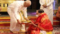 राज्यसभा सांसद Dr Subhash Chandra पहुंचे तिरुपति, भगवान बालाजी की पूजा-अर्चना कर लिया आशीर्वाद