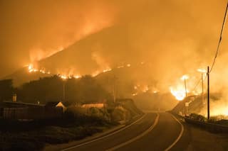 Wildfire Along California   s Big Sur Forces Evacuations