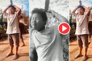 Stunt Ka Video: दोस्त के सिर पर ईंट रख स्टंट कर रहा था शख्स, फिर हुआ कुछ ऐसा कि देखते रह जाएंगे- देखें वीडियो