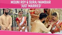 बॉयफ्रेंड Suraj Nambiar संग शादी के बंधन में बंधी Naagin एक्ट्रेस Mouni Roy; Watch Video