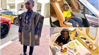 World's Richest Kid? Meet 9-Year-Old Nigerian Boy Who Owns a Mansion, Private Jet & Supercars | Photos