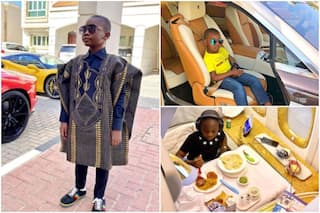 World's Richest Kid? Meet 9-Year-Old Nigerian Boy Who Owns a Mansion, Private Jet & Supercars | Photos
