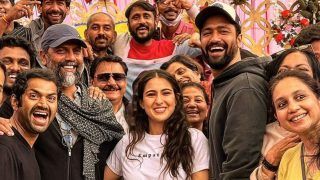 Vicky Kaushal And Sara Ali Khan’s Untitled Film Completes It’s First Filming Schedule | See Pics