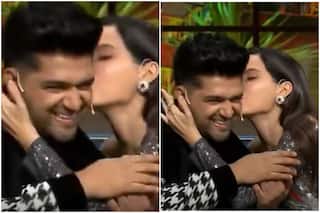 Nora Fatehi Kisses On Rumoured Boyfriend Guru Randhawa's Cheeks In The Kapil Sharma Show