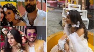 Mouni Roy - Suraj Nambiar's Wedding Festivities Begin With Haldi And Mehendi, Arjun Bijlani Shares Videos From Ceremonies- Watch