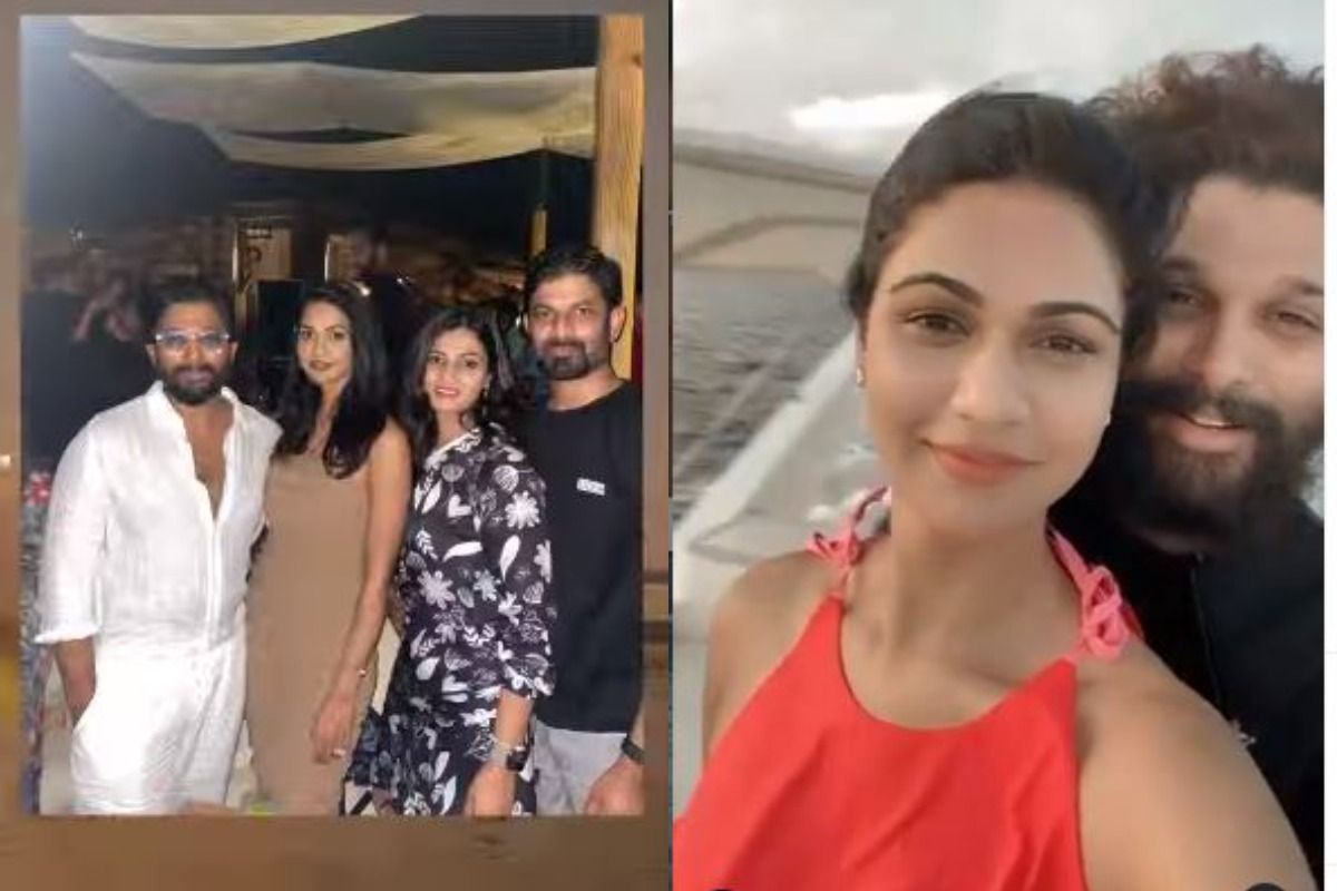 Allu Arjun Sneha Reddy Goa Vacation is All About Late Night Parties, Drives, Chill Scenes And More -Watch