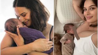 Evelyn Sharma Shares Picture While Breastfeeding Daughter Ava, Netizens Say ‘Beautiful Moment’