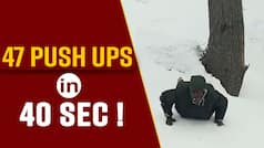 Viral Video: BSF Jawan Takes Up Fit India Challenge And Completes 47 Push Ups in 40 Seconds; Watch Video
