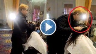 Hairstylist Jawed Habib Caught Spitting on Woman's Hair, Says 'Iss Thook Mein Jaan Hai' | Video Surfaces
