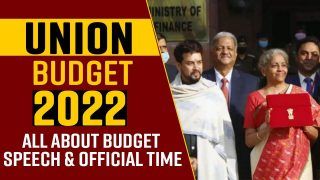 Union Budget 2022: At What Time Will It Start? All About Budget Speech, Check Details Here