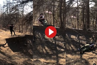 Ladke Ka Video: जंगल में फ्लिप मारना चाहता था ये लड़का, फिर जो हुआ हिलाकर रख देगा- देखें वीडियो