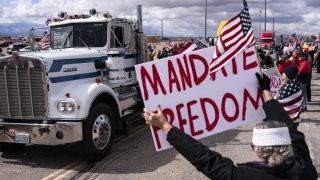 California Convoy Opposing COVID-19 Mandates Hits the Road